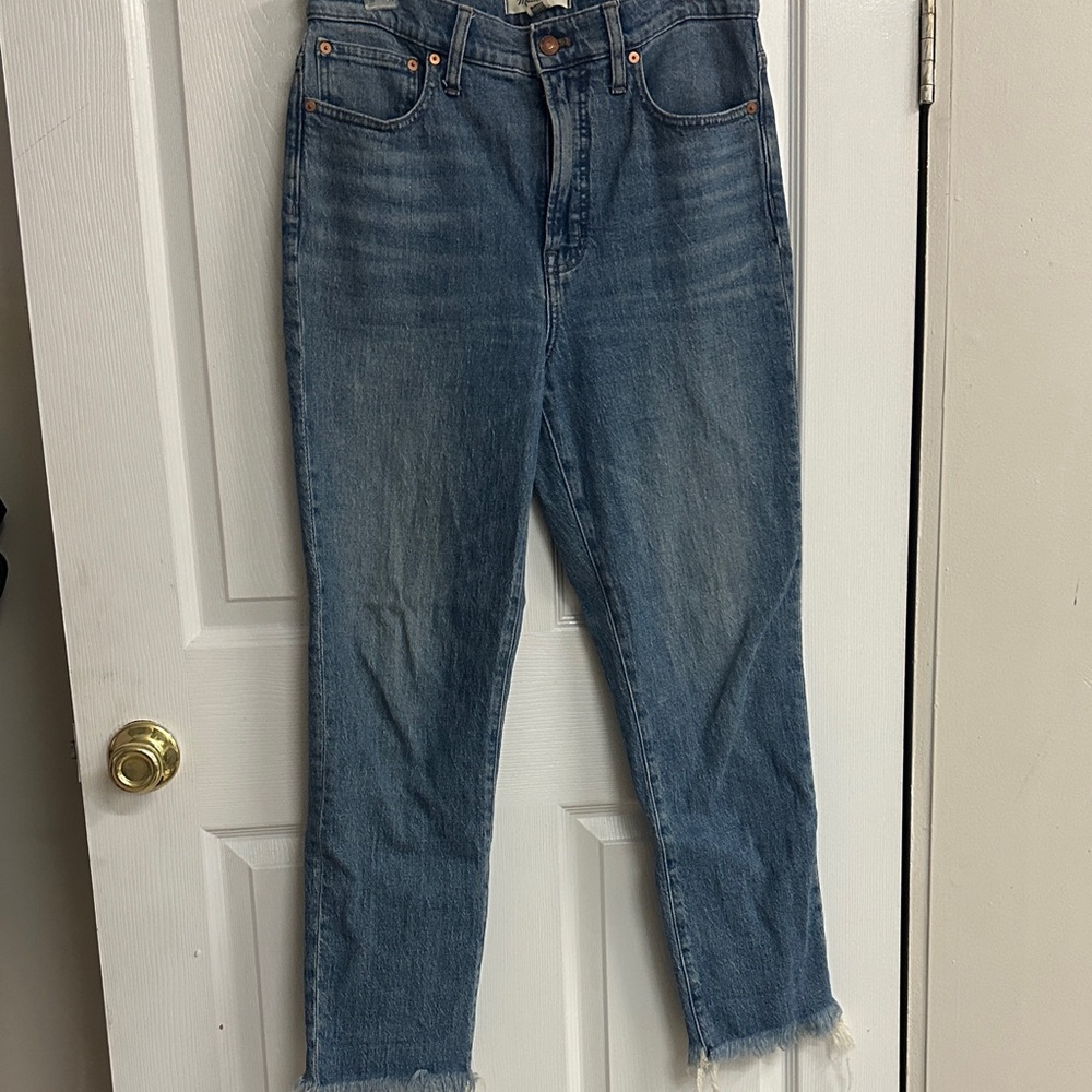 Madewell Blue Ankle Cropped Jeans